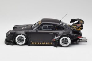 Porsche 911 964 RWB Stella Artois Bumper Delete GT Spirit 1:18 GT918 Sveķi — attēls 3 no 6