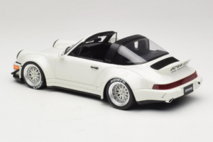 Porsche 911 964 RWB Targa Balts GT Spirit 1:18 GT188 Sveķi — attēls 5 no 6