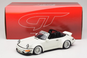 Porsche 911 964 RWB Targa Balts GT Spirit 1:18 GT188 Sveķi — attēls 6 no 6