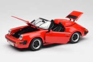 Porsche 911 964 Speedster Sarkans Maisto 1:18 37800-M2 Metāls — attēls 2 no 8
