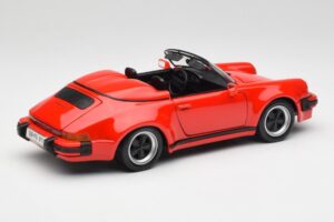 Porsche 911 964 Speedster Sarkans Maisto 1:18 37800-M2 Metāls — attēls 3 no 8