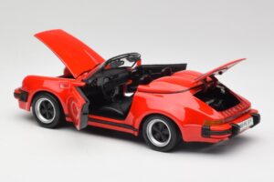 Porsche 911 964 Speedster Sarkans Maisto 1:18 37800-M2 Metāls — attēls 5 no 8