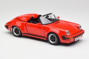 Porsche 911 964 Speedster Sarkans Maisto 1:18 37800-M2 Metāls — attēls 6 no 8