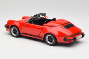 Porsche 911 964 Speedster Sarkans Maisto 1:18 37800-M2 Metāls — attēls 7 no 8