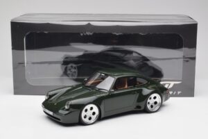Porsche 911 964 Strosek Mega 30 Ozola Zaļš Metālisks GT Spirit 1:18 GT482 Sveķi — attēls 6 no 6