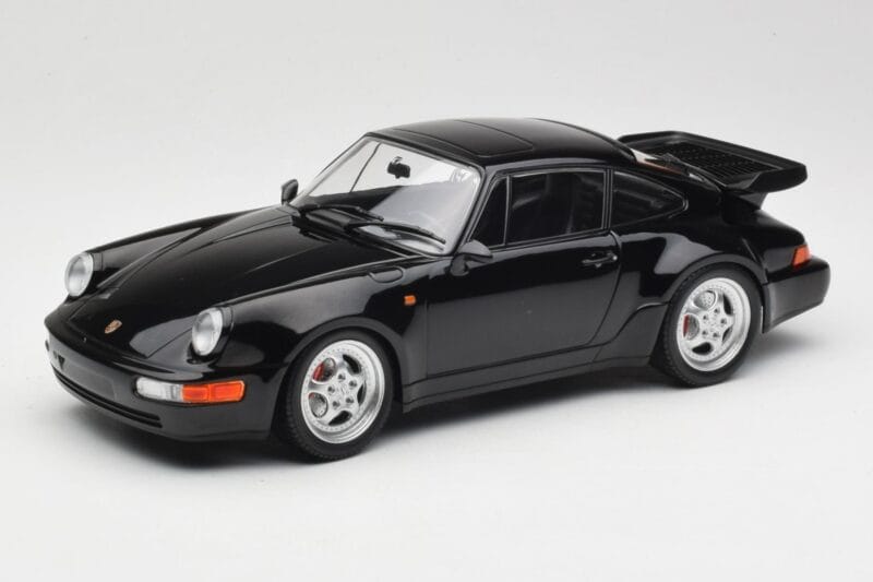 Porsche 911 964 Turbo Bad Boys Melns Minichamps 1:18 155069104 Metāls