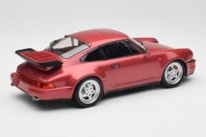 Porsche 911 964 Turbo Sarkans Minichamps 1:18 155069102 Metāls — attēls 2 no 6