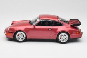 Porsche 911 964 Turbo Sarkans Minichamps 1:18 155069102 Metāls — attēls 3 no 6