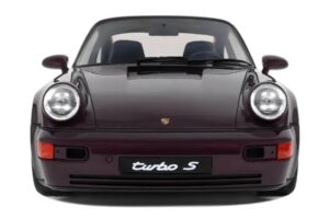 Porsche 911 964 Turbo S Violets GT Spirit 1:18 GT499 Sveķi — attēls 4 no 5