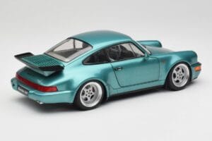 Porsche 911 964 Turbo Wimbledon Green Metallic Solido 1:18 S1803407 Metāls — attēls 3 no 8