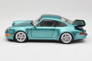 Porsche 911 964 Turbo Wimbledon Green Metallic Solido 1:18 S1803407 Metāls — attēls 4 no 8