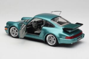 Porsche 911 964 Turbo Wimbledon Green Metallic Solido 1:18 S1803407 Metāls — attēls 5 no 8