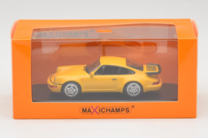 Porsche 911 964 Turbo Dzeltens MaxiChamps 1:43 940069104 Metāls — attēls 4 no 4