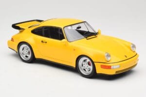 Porsche 911 964 Turbo Dzeltens Minichamps 1:18 155069100 Metāls — attēls 4 no 6