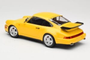 Porsche 911 964 Turbo Dzeltens Minichamps 1:18 155069100 Metāls — attēls 5 no 6