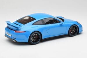 Porsche 911 991 Carrera 4S Aerokit Zils GT Spirit 1:18 GT085 Sveķi — attēls 2 no 6