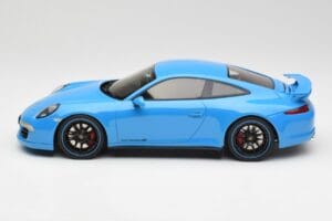 Porsche 911 991 Carrera 4S Aerokit Zils GT Spirit 1:18 GT085 Sveķi — attēls 3 no 6
