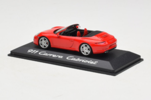Porsche 911 991 Carrera Kabriolets Sarkans Minichamps 1:43 WAP0200120C Metāls — attēls 3 no 4