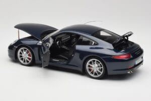 Porsche 911 991 Carrera S Blue Metallic Minichamps 1:18 WAP0210200C Metāls — attēls 5 no 8