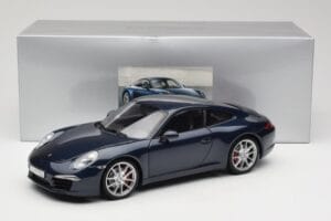 Porsche 911 991 Carrera S Blue Metallic Minichamps 1:18 WAP0210200C Metāls — attēls 8 no 8
