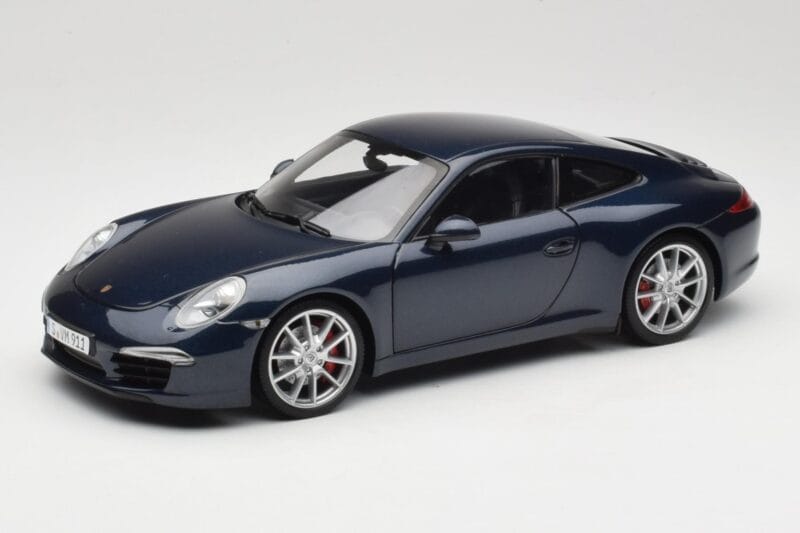 Porsche 911 991 Carrera S Blue Metallic Minichamps 1:18 WAP0210200C Metāls
