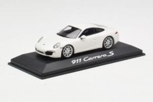 Porsche 911 991 Carrera S Balts IAA Frankfurt 2011 Minichamps 1:43 WAX20100090 Metāls — attēls 2 no 5