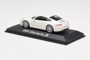 Porsche 911 991 Carrera S Balts IAA Frankfurt 2011 Minichamps 1:43 WAX20100090 Metāls — attēls 4 no 5
