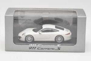 Porsche 911 991 Carrera S Balts IAA Frankfurt 2011 Minichamps 1:43 WAX20100090 Metāls — attēls 5 no 5