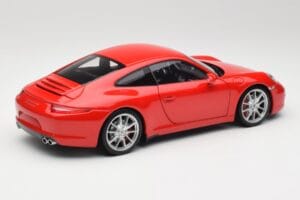 Porsche 911 991 Carrera S Guards Sarkans Minichamps 1:18 100061020 Metāls — attēls 3 no 8