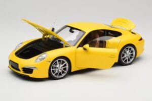 Porsche 911 991 Carrera S Racing Yellow Minichamps 1:18 100061021 Metāls — attēls 2 no 8