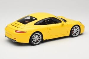 Porsche 911 991 Carrera S Racing Yellow Minichamps 1:18 100061021 Metāls — attēls 3 no 8