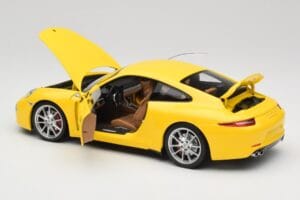 Porsche 911 991 Carrera S Racing Yellow Minichamps 1:18 100061021 Metāls — attēls 5 no 8