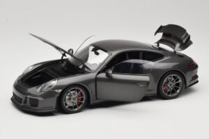 Porsche 911 991 GT3 Grey Metallic Minichamps 1:18 110062720 Metāls — attēls 2 no 8
