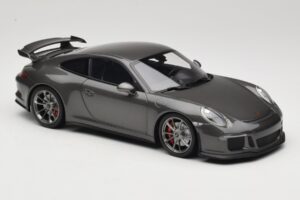 Porsche 911 991 GT3 Grey Metallic Minichamps 1:18 110062720 Metāls — attēls 6 no 8