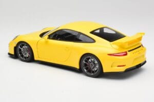 Porsche 911 991 GT3 Racing Dzeltens & Sudraba Riteņi Minichamps 1:18 110062722 Metāls — attēls 7 no 8