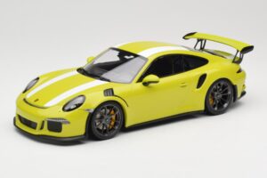 Porsche 911 991.1 GT3 RS Lizard Green & Stripes Minichamps 1:18 155066224 Metāls
