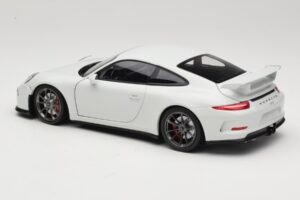 Porsche 911 991 GT3 Balts Ar Sudraba Diskiem Minichamps 1:18 113062721 Metāls — attēls 7 no 8