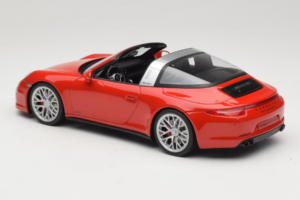 Porsche 911 991 Targa GTS Sarkans GT Spirit 1:18 GT718 Sveķi — attēls 5 no 6