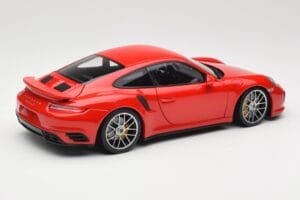 Porsche 911 991 Turbo S Guards Red Minichamps 1:18 110067122 Metāls — attēls 3 no 8