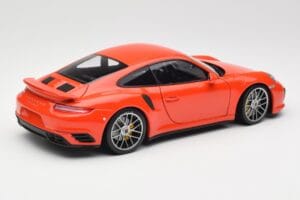 Porsche 911 991 Turbo S Lava Orange Minichamps 1:18 110067120 Metāls — attēls 3 no 8
