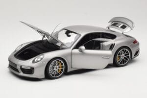 Porsche 911 991 Turbo S Sudrabs Minichamps 1:18 113067126 Metāls — attēls 2 no 8
