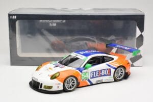 Porsche 911 991.1 GT3 R Core Autosport #54 J. Bennett / C. Braun / P. Long / N. Jonsson 24 Hours of Daytona 2017 Minichamps 1 — attēls 6 no 6
