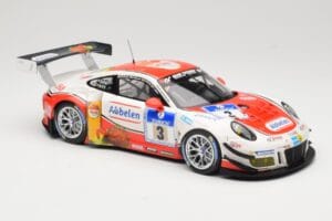Porsche 911 991.1 GT3 R #3 Frikadelli Racing N. Siedler / K. Abbelen / S. Schmitz 24 Hours of Nurburgring 2016 Minichamps 1:1 — attēls 4 no 6
