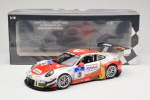 Porsche 911 991.1 GT3 R #3 Frikadelli Racing N. Siedler / K. Abbelen / S. Schmitz 24 Hours of Nurburgring 2016 Minichamps 1:1 — attēls 6 no 6