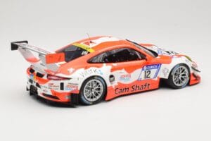 Porsche 911 991.1 GT3 R Manthey Racing #12 F. Klohs / P. Renauer 24 Hours Nurburgring 2017 Minichamps 1:18 155176912 Metāls — attēls 2 no 6
