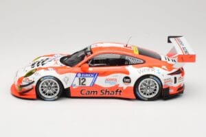 Porsche 911 991.1 GT3 R Manthey Racing #12 F. Klohs / P. Renauer 24 Hours Nurburgring 2017 Minichamps 1:18 155176912 Metāls — attēls 3 no 6