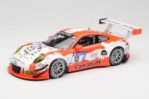 Porsche 911 991.1 GT3 R Manthey Racing #12 F. Klohs / P. Renauer 24 Hours Nurburgring 2017 Minichamps 1:18 155176912 Metāls