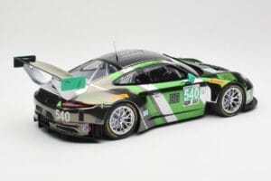 Porsche 911 991.1 GT3 R #540 Black Swan Racing P. Long / T. Pilgrim 24h Daytona 2016 Minichamps 1:18 155166540 Metāls — attēls 2 no 6