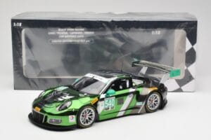 Porsche 911 991.1 GT3 R #540 Black Swan Racing P. Long / T. Pilgrim 24h Daytona 2016 Minichamps 1:18 155166540 Metāls — attēls 6 no 6