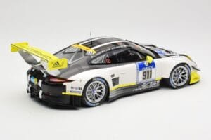 Porsche 911 991.1 GT3 R #911 Manthey Racing N. Tandy / E. Bamber 24h Nurburgring 2016 Minichamps 1:18 155166911 Metāls — attēls 2 no 6